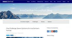 Desktop Screenshot of blog.innocentive.com
